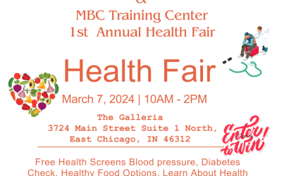 Join us at the MBC Training Center 1st Annual Health Fair!
